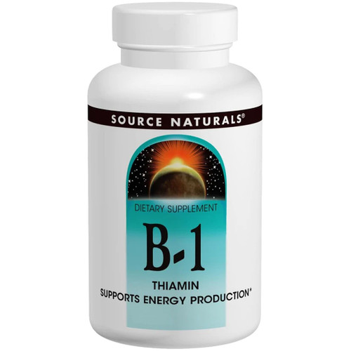 B-1 THIAMIN 100 MG 100 TABLETS Source Naturals