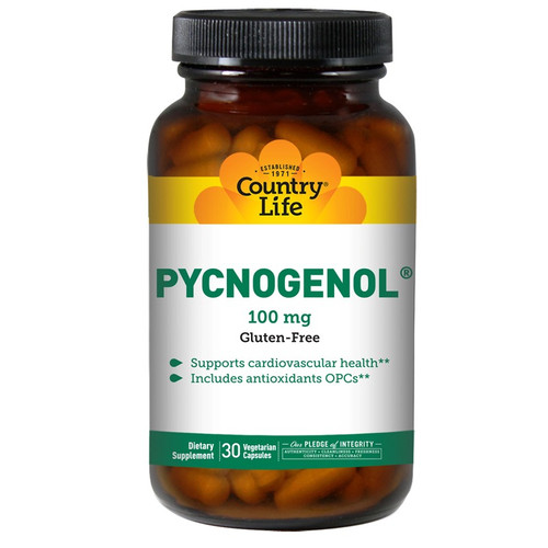 Pycnogenol by Country Life Front of Bottle