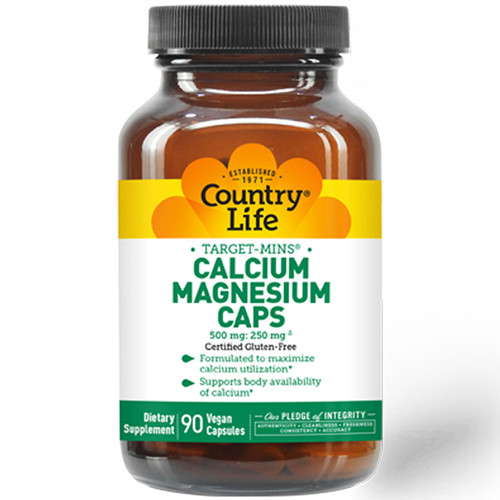 TARGET MINS CALCIUM MAGNESIUM CAPS 180 capsules front of bottle