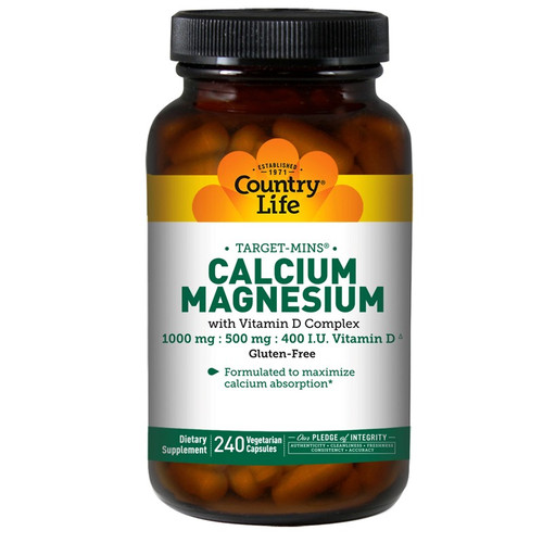 Calcium Magnesium with Vitamin D Complex by Country Life