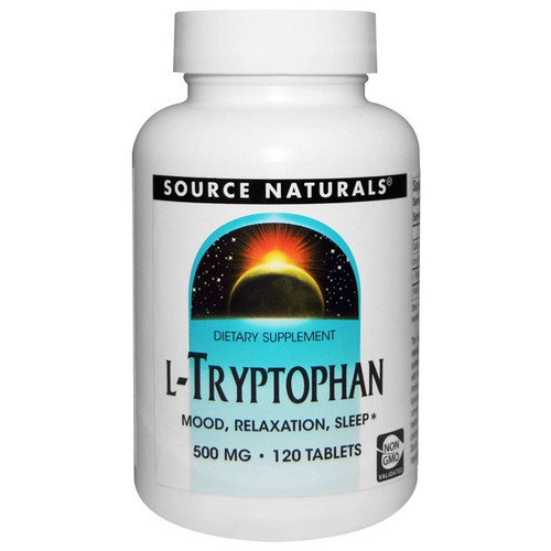 L-TRYPTOPHAN 500 MG 120 TABLETS Source Naturals