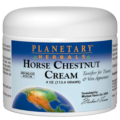 HORSE CHESTNUT CREAM 4 OZ PLANETARY HERBALS