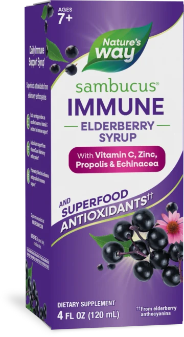 SAMBUCUS IMMUNE SYRUP 4 FL OZ Nature's Way