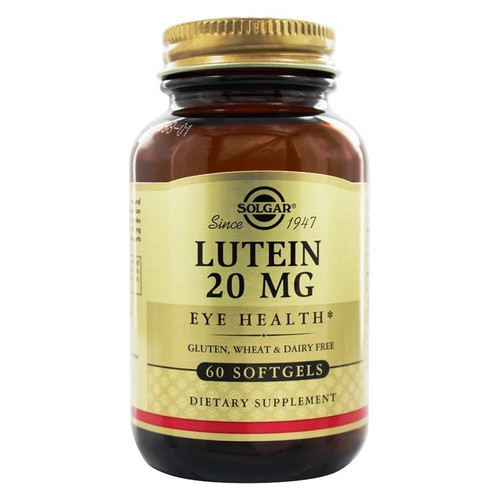 LUTEIN 20 MG 60 SOFTGELS Solgar