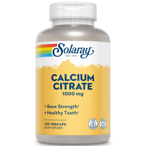 CALCIUM CITRATE 1000 MG 120 VEG CAPSULES Solaray