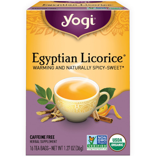 EGYPTIAN LICORICE 16 TEA BAGS Yogi Tea