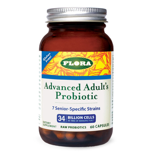 ADVANCED ADULT'S PROBIOTIC 34 BILLION 60 CAPSULES Flora