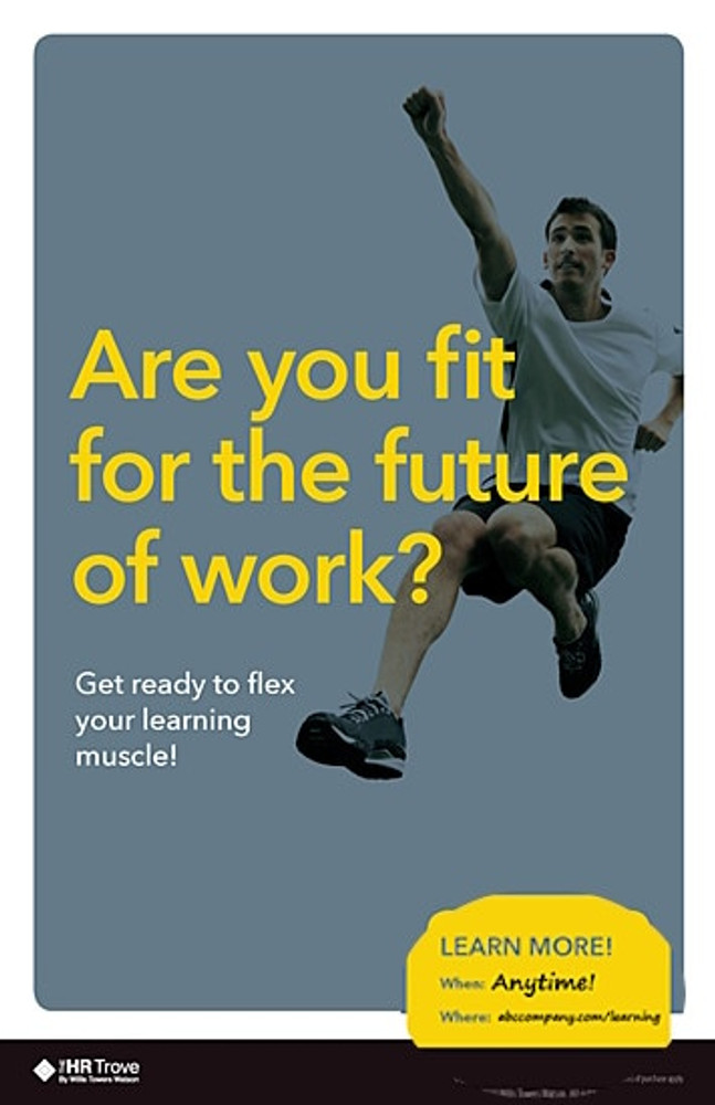 Fit For The Future Of Work Poster Male Design