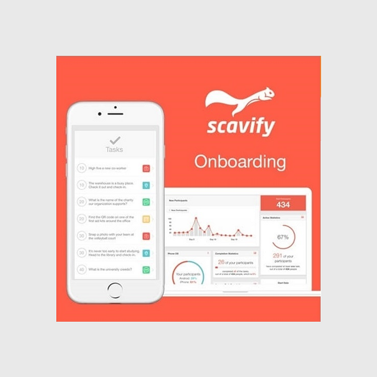 Primary thumbnail image for Scavify Interactive Onboarding App