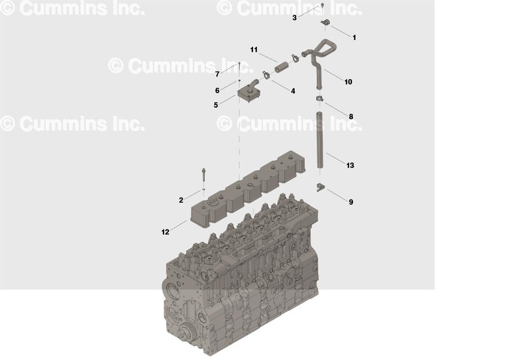 Cummins Valve Cover Breather Kit 3802795