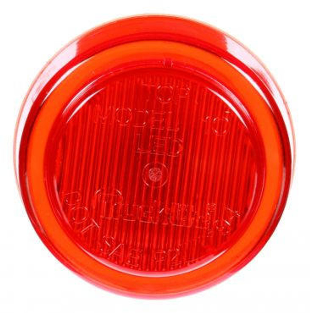 10 Series, LED, Red Round, 2 Diode, Marker Clearance Light, P2, Black Polycarbonate Grommet Mount, Fit 'N Forget M/C, Female PL-10, 12V, Kit