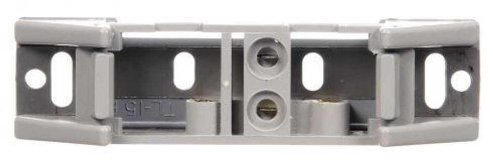 15 Series, Branch Deflector Mount, 15 Series Lights, Used In Rectangular Shape Lights, Gray ABS, 2 Screw Bracket Mount