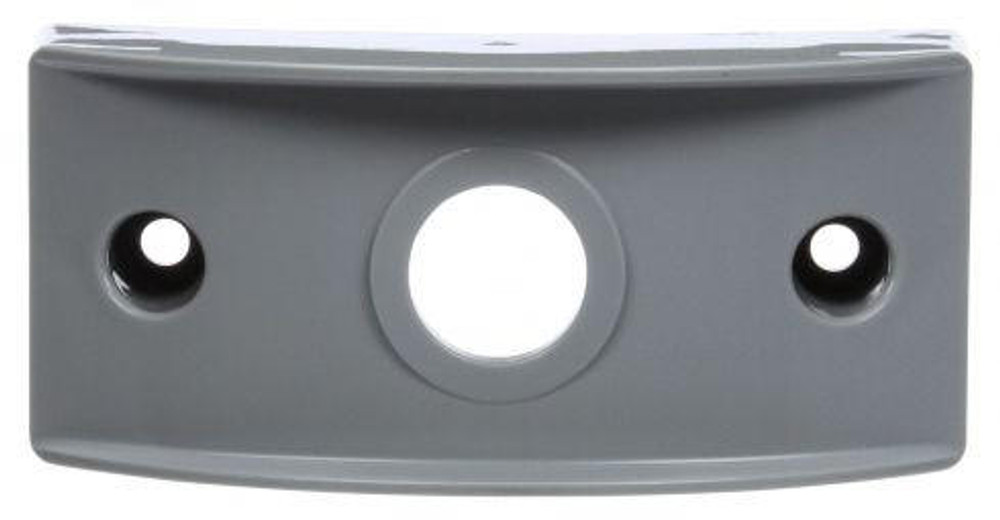 33 Series, Curved Bracket Mount, 33 Series Lights, Used In Round Shape Lights, Gray ABS, 2 Screw Bracket Mount