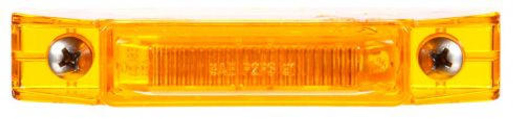35 Series, LED, Yellow Rectangular, 2 Diode, Marker Clearance Light, P2, 2 Screw, Fit 'N Forget M/C, .180 Bullet Terminal/Ring Terminal, 12V, Kit, Bulk