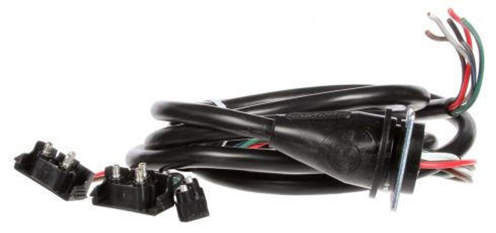 50 Series, 3 Plug, RH Side, 96 in. Marker Clearance, Stop/Turn/Tail Harness, W/ S/T/T, M/C Breakout, 14 Gauge, Right Angle PL-3, PL-10, Ring Terminal