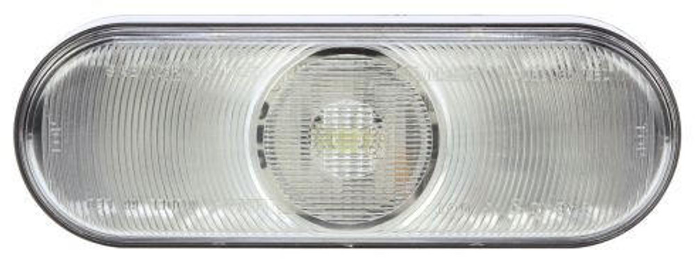 66 Series, LED, Clear Oval, 1 Diode, Back-Up Light, Fit 'N Forget S.S., 12V