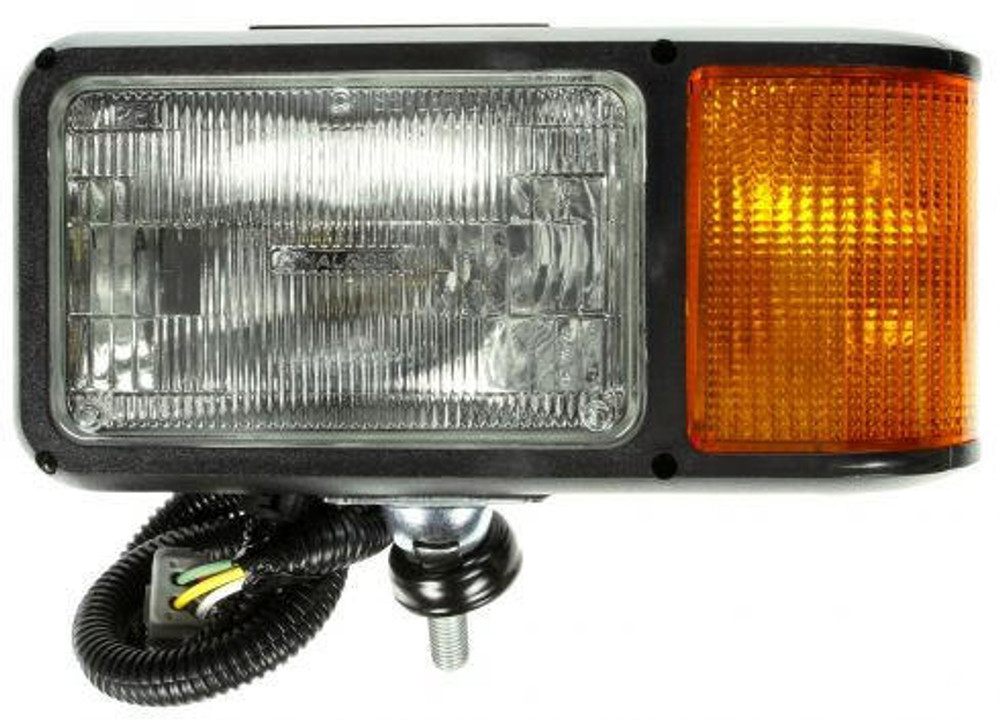 Universal, Left Hand Side, Halogen, 4 x 6 in. Rectangular, Snow Plow Light, 2 Bulb, Polycarbonate, 12V