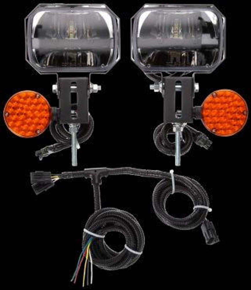 Universal, LED, 5 x 7 in. Rectangular, Snow Plow Light, 23 Diode, Polycarbonate, 12V, Kit