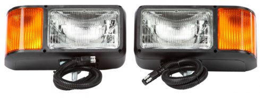 Economy, Universal, Halogen, 4 x 6 in. Rectangular, Snow Plow Light, 2 Bulb, Polycarbonate, 12V, Kit