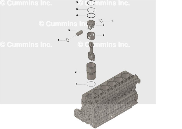 Cummins Cylinder Kit 4025175 Cummins Cylinder Kit 4025175