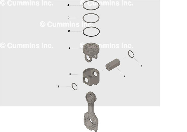 Cummins Engine Piston Kit 4955348