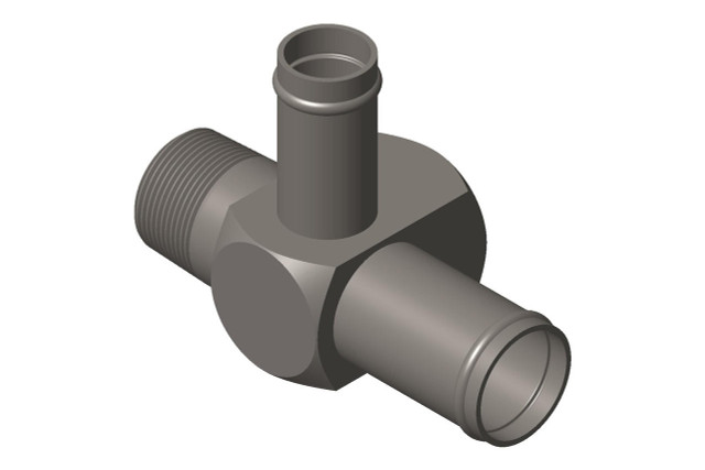 Cummins Plain Adapter Tee 4070077 Cummins Plain Adapter Tee 4070077