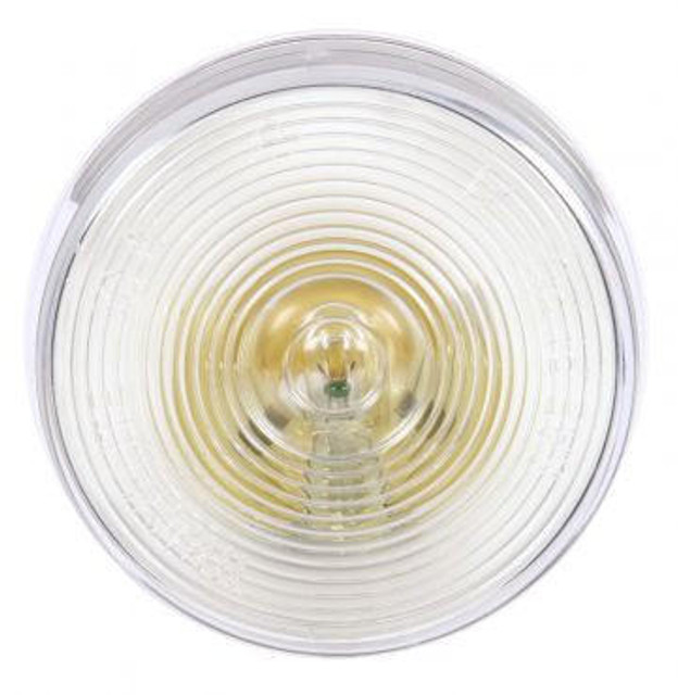 10 Series, Incandescent, 1 Bulb, Round Clear, Utility Light, PL-10, 12V