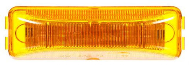 19 Series, Base Mount, LED, Yellow Rectangular, 4 Diode, Marker Clearance Light, P2, 19 Series Male Pin, 12V