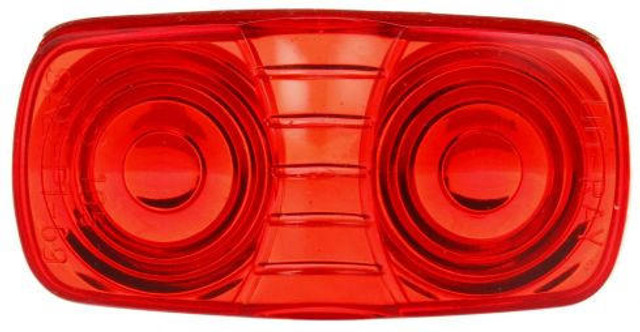 Signal-Stat, Oval, Red, Acrylic, Replacement Lens for M/C Lights (1201, 1203, 1204), Snap-Fit