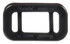 Open Back, Black PVC, Grommet for 15 Series and 1.5 x 3 in. Lights, Rectangular