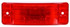 21 Series, Incandescent, Red Rectangular, 2 Bulb, Marker Clearance Light, PC, 2 Screw, Male Pin, 12V