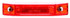 35 Series, LED, Red Rectangular, 1 Diode, Marker Clearance Light, P2, 2 Screw, Diamond Shell, Fit 'N Forget M/C, .180 Bullet Terminal/Ring Terminal, 12V, Kit