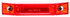 35 Series, LED, Red Rectangular, 1 Diode, Marker Clearance Light, P2, 2 Screw, Fit 'N Forget M/C, 12V