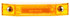 35 Series, LED, Yellow Rectangular, 2 Diode, Marker Clearance Light, P2, 2 Screw, Fit 'N Forget M/C, 12V, Bulk