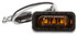 36 Series, Flex-Lite Side Exit, LED, Yellow Rectangular, 3 Diode, Marker Clearance Light, PC, Adhesive Mount, Hardwired, .180 Bullet Terminal, 12V