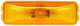 19 Series, Base Mount, Incandescent, Yellow Rectangular, 2 Bulb, Marker Clearance Light, PC, 19 Series Male Pin, 12V