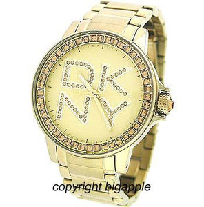 DKNY Crystal Gold Tone Bracelet Ladies Watch NY4787