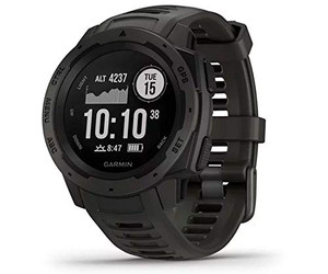 Garmin 010-02064-00 Instinct, Rugged Outdoor Smart Watch with GPS, Heart Rate Monitoring and 3-Axis Compass