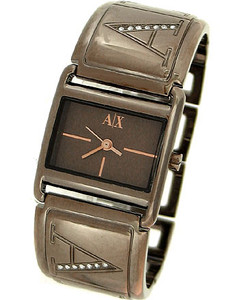 Armani Exchange Crystal Brown 50M Ladies Watch AX3120