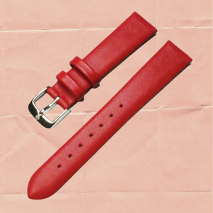 Red Speidel Leather Strap - Smooth Calfskin Red Speidel Leather Strap - Smooth Calfskin