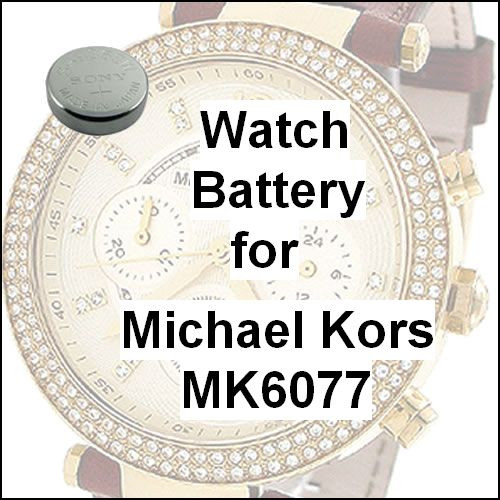Watch Battery for Michael Kors MK6077 - Big Apple Watch display picture 3