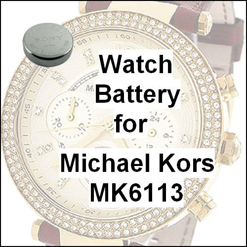Watch Battery for Michael Kors MK6113 - Big Apple Watch display picture 3
