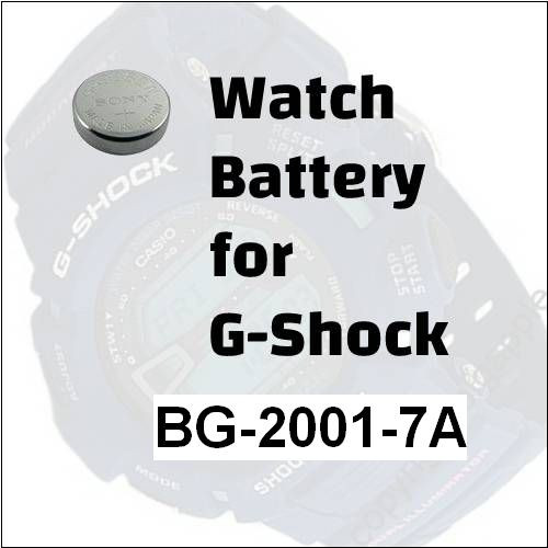 Watch Battery for G-Shock BG-2001-7A