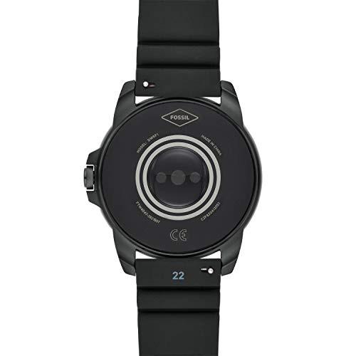 Fossil 44mm Gen 5E Stainless Steel and Silicone Touchscreen Smart