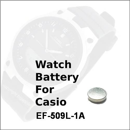 Watch Battery for Casio EF-509L-1A