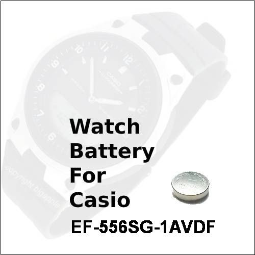 Watch Battery for Casio EF-556SG-1AVDF