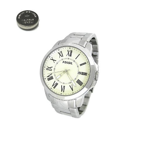 White fossil watch (needs new battery) aspbat__78994.1622247684.jpg?c=1 main image 2