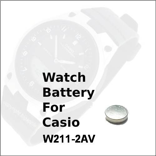 Watch Battery for Casio W211-2AV