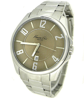 Kenneth Cole Date Silver 50M Mens Watch KC3861MK display picture 2