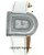 DKNY White Leather Band Ladies Watch NY4564